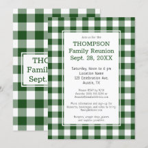 Reunión Familiar Verde Cuadro de Búfalo Blanco Fie