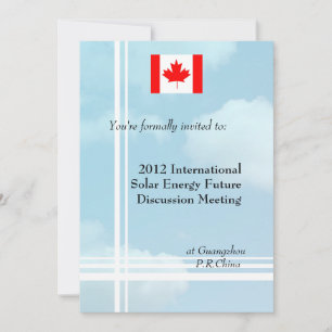 Invitación Reunión internacional profesional de negocios