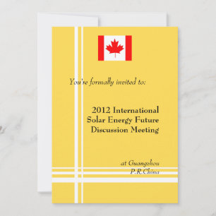 Invitación Reunión internacional profesional de negocios