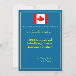 Invitación Reunión internacional profesional de negocios