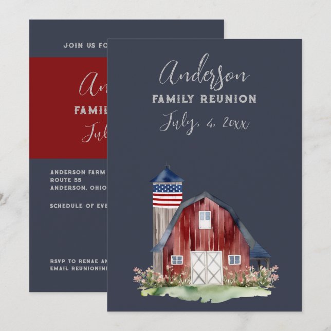 Invitación Reunión patriótica rusa (Anverso / Reverso)