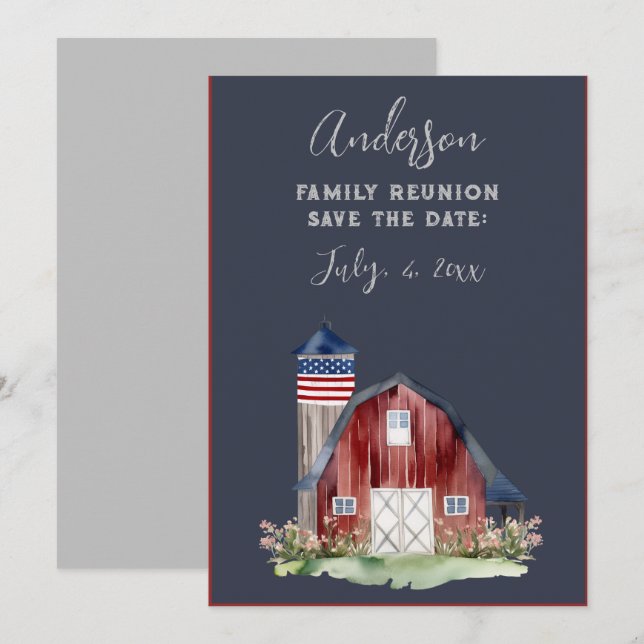 Invitación Reunión patriótica rusa (Anverso / Reverso)