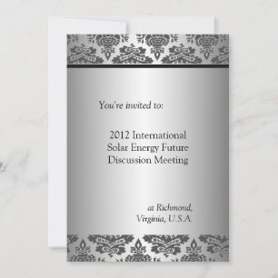 Invitación reunión profesional, internacional, de empresa
