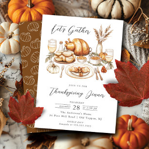 Invitación Reunión Rustica de Acción de Gracias