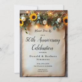 Invitación Reuniones Rústicas de la Hora Dorada