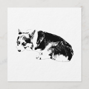 Invitación Reunir Corgi, Noche Acogedora