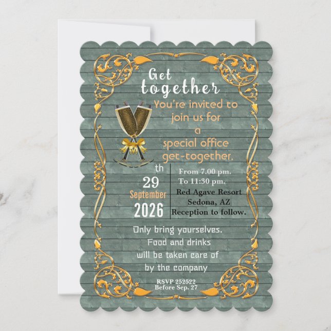 Invitación Reunirse  (Anverso)
