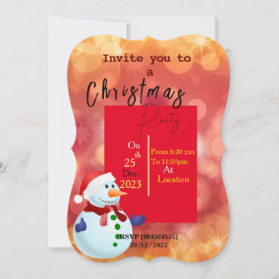 Invitación Reunirse para Navidades