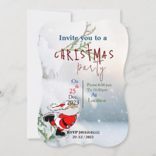 Invitación Reunirse para Navidades
