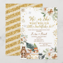 Revelación de género de animales de Woodland de co