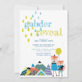 Invitación Revelación de género de arte escandinavo invita a 