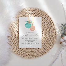 Revelación de género de invierno de Ornamentos de