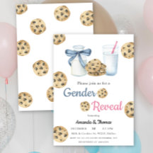 Revelación de género de leches y galletas