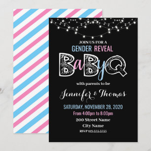 Invitación Revelación de género del bebé