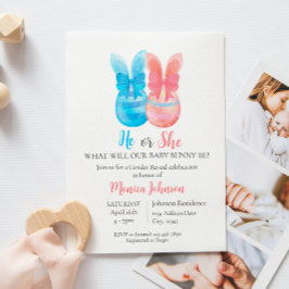 Invitación Revelación de género en Pascua