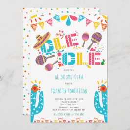 Invitación Revelación de Género Fiesta Mexicana Él o Ella
