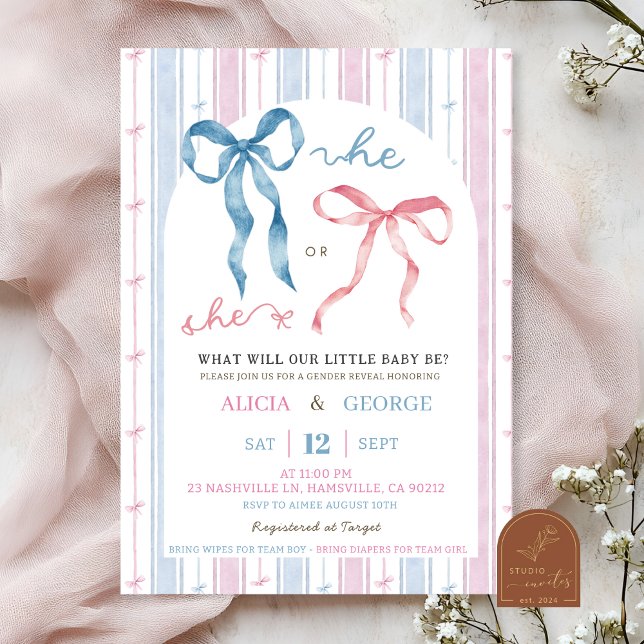 Invitación Revelación de género masculino precoz (Subido por el creador)
