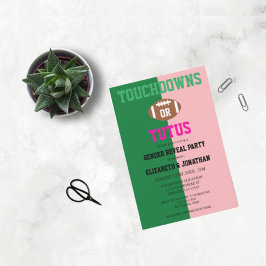 Invitación Revelación de género o tutus