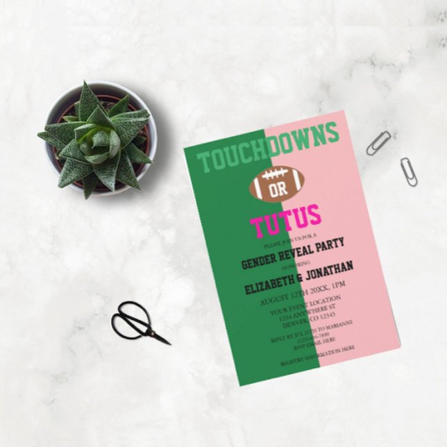 Invitación Revelación de género o tutus (Subido por el creador)