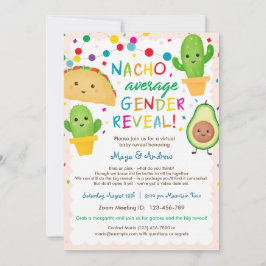 Invitación Revelación de género promedio de Nacho - Baby Show