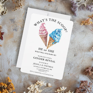 Invitación Revelación de Género Rosa Azul ¿Cuál es el Chisme