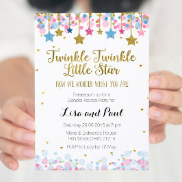 Invitación Revelación de género Twinkle Twinkle Little Star