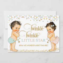 Invitación Revelación del género del bebé Twinkle Little Star