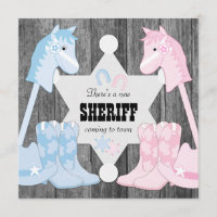 Revelación del género del Sheriff Vaquero