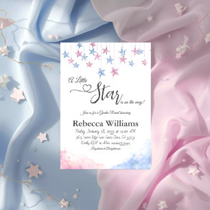 Invitación Revelación del sexo de Twinkle Twinkle Little Star