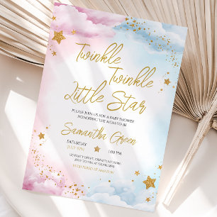 Invitación Revelación del sexo de Twinkle Twinkle Little Star
