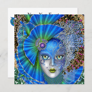 Invitación revisada al Mardi Gras de Masquerade