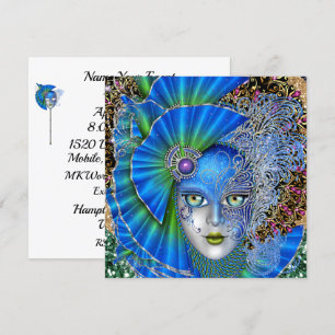 Invitación revisada de Mardi Gras de Masquerade