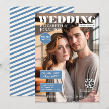 Revista de Fotos de Boda Dusty Blue y Soft White