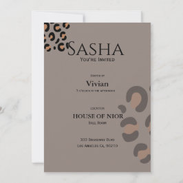 Invitación Revista de moda diva para despedida de soltera 