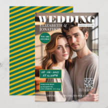 Revista Emerald Green & Gold Fotografía de Boda