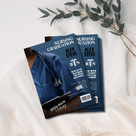 Invitación Revista fotográfica de graduados de la escuela de 