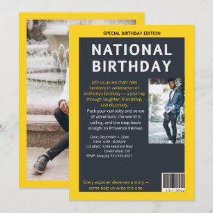 Invitación Revista Milestone: La Expedición de Cumpleaños