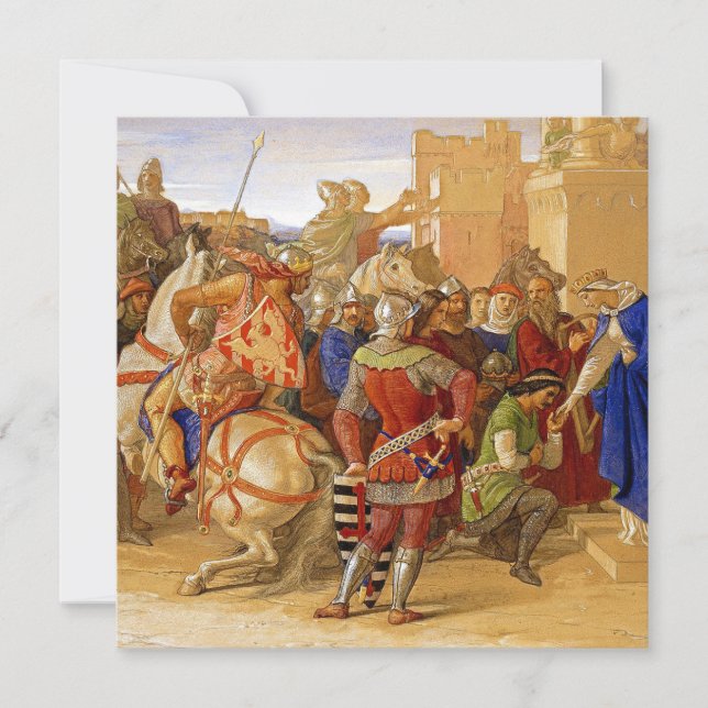 Invitación Rey Arturo y Caballeros de la Mesa Redonda (Anverso)