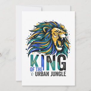 Invitación Rey de la Jungla Urbana
