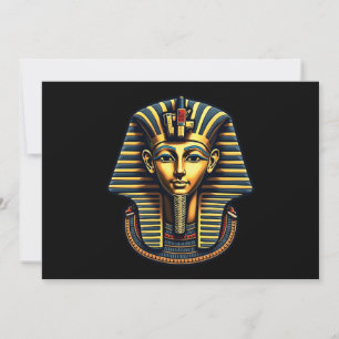 Invitación Rey Faraón Tutankhamun Faraón Antiguo Egipto