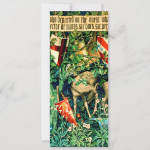 Invitación Rey Medieval Arthur William Morris