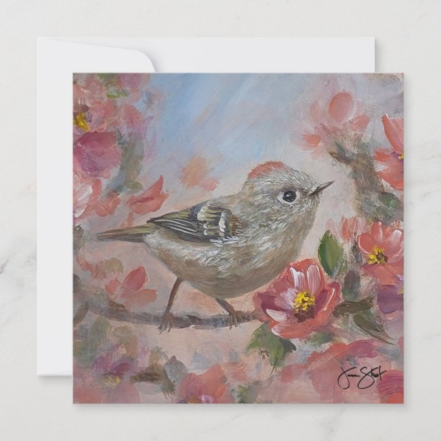 Invitación Reyezuelo de Corona Rubí (Anverso)