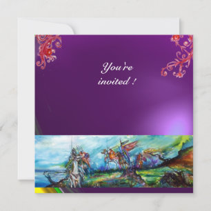 Invitación RIDERS IN THE STORM Gem púrpura
