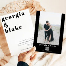 RILEY Boda de fotografía contemporánea negrita