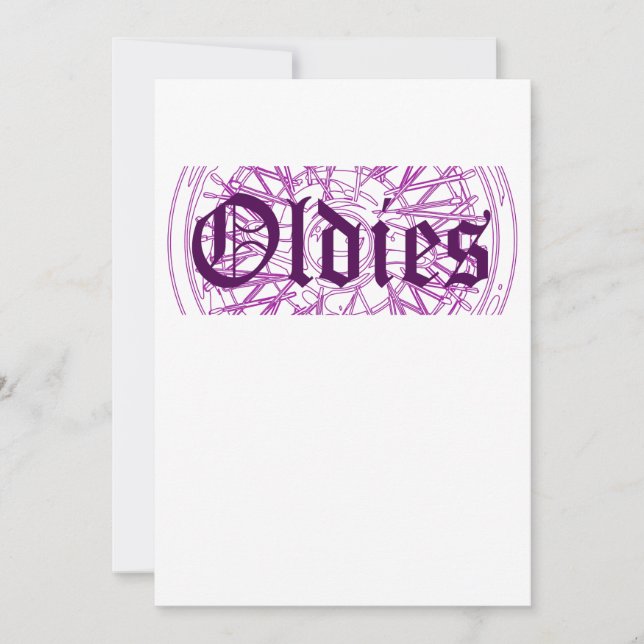 Invitación Rim Rowrider Oldies Old School Olders (Anverso)