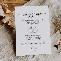 Ring Game Bridal Shower Ring Printable Ring Hunt G