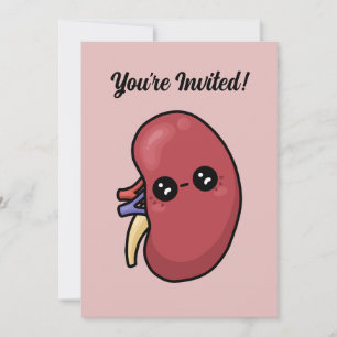 Invitación Riñón Adorable - Biología Humana