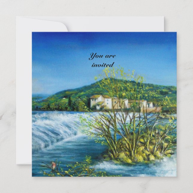 Invitación RÍO ARNO ,FLORENCIA TUSCANY LANDSCAPE Invitado (Anverso)