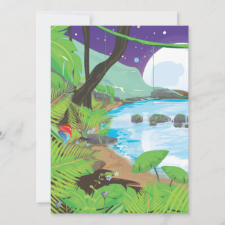Invitación Río de la selva tropical