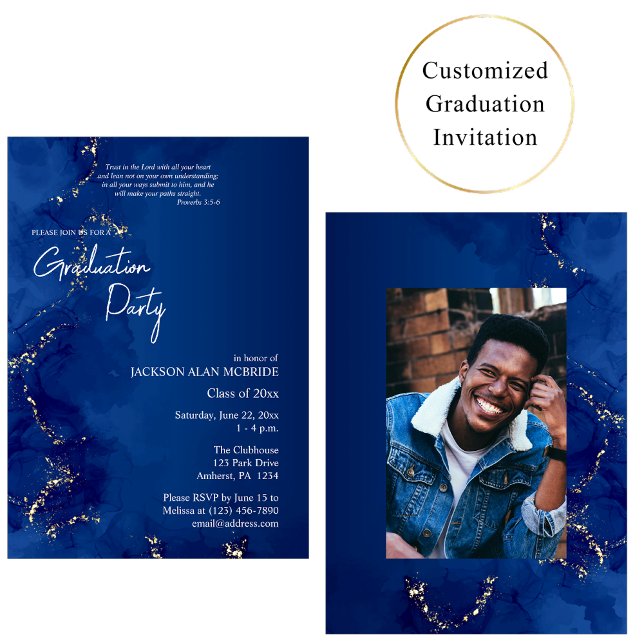 Invitación Ríos de agua viva 2025 Graduación ortodoxa (Subido por el creador)